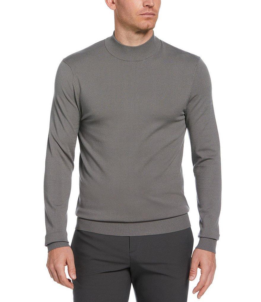 Perry Ellis Solid Mock Neck Sweater Product Image