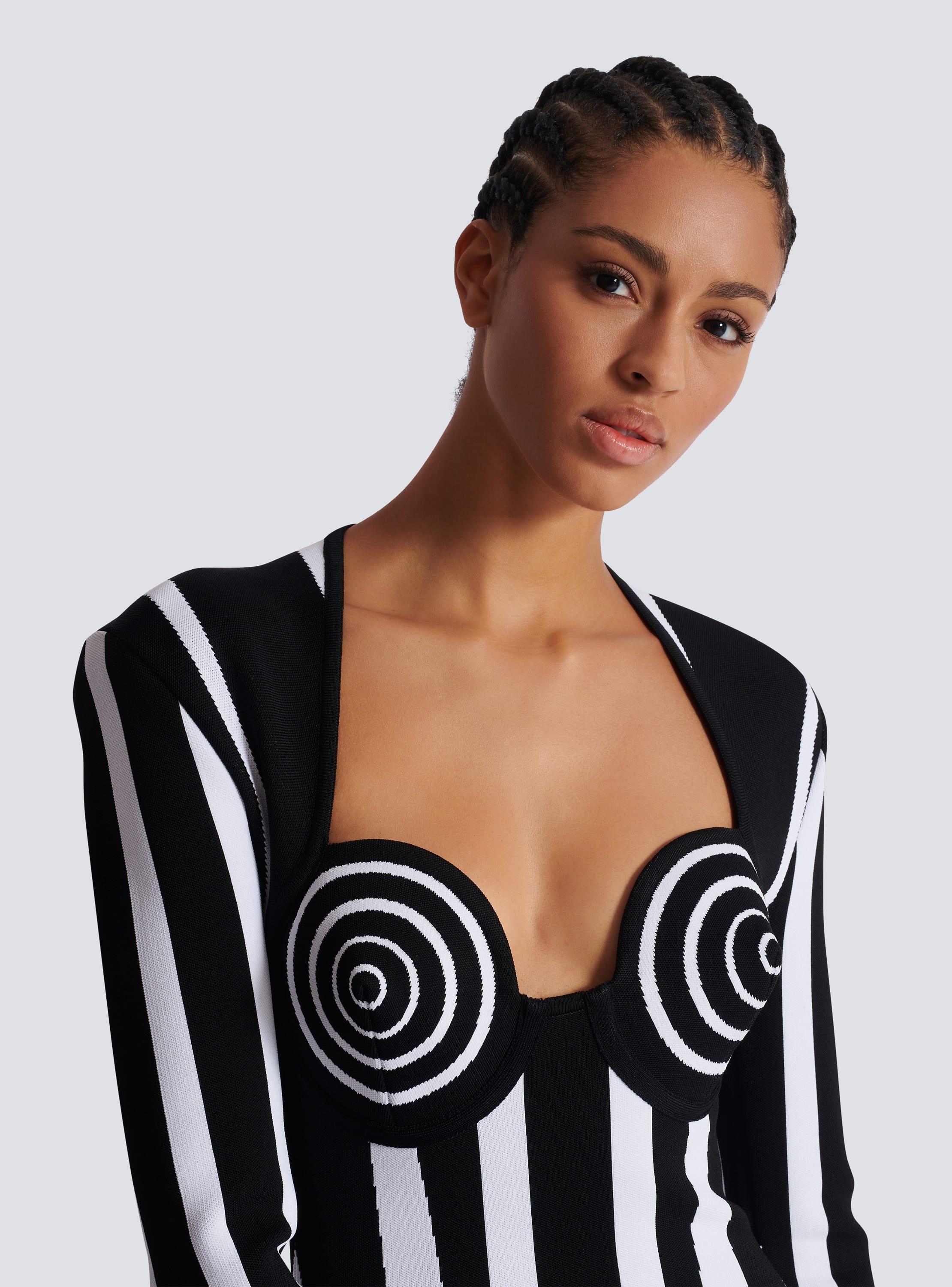 Striped knit dress Product Image