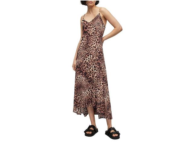 AllSaints Essie Evita Animal Print Maxi Dress Product Image