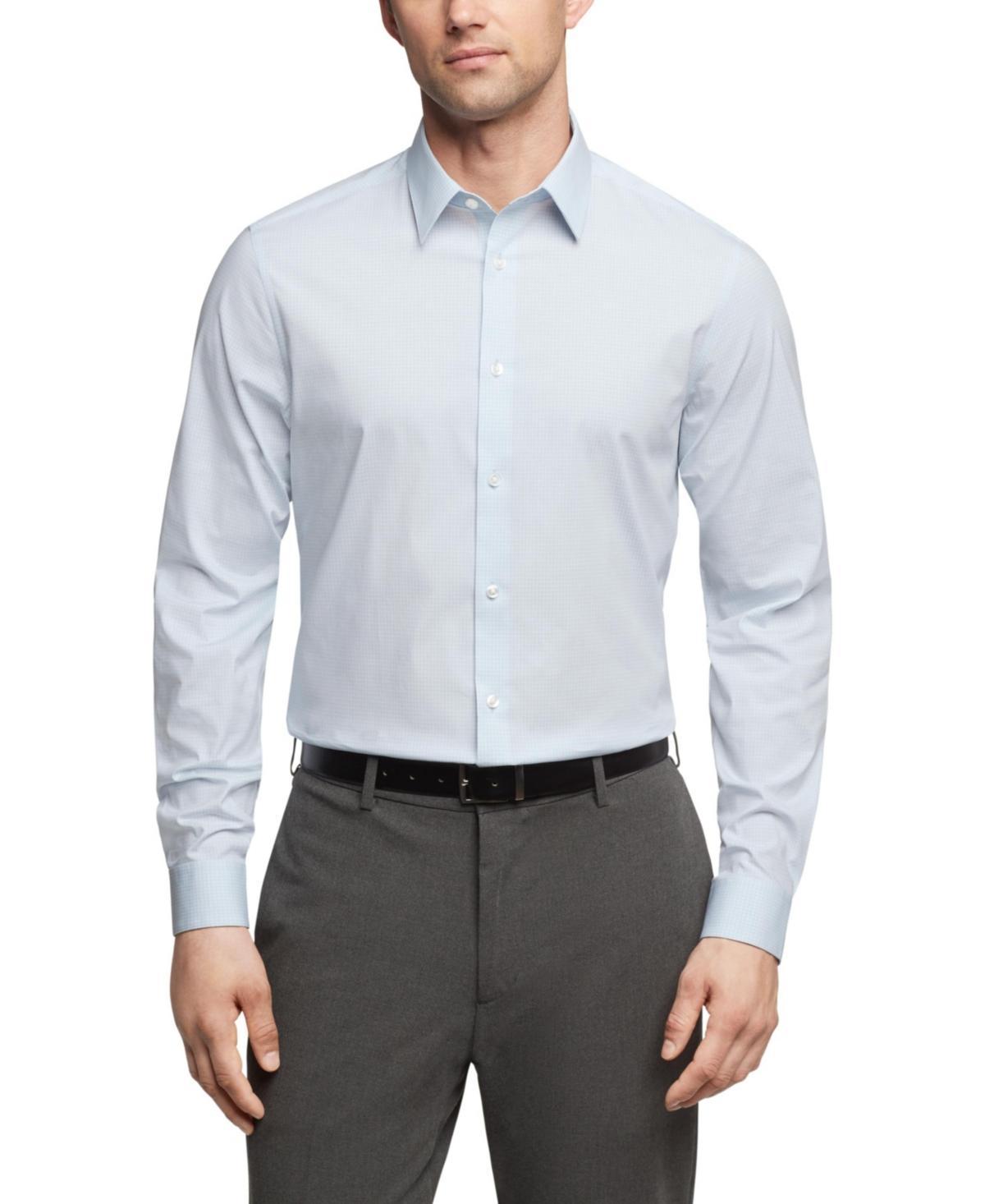 Calvin Klein Steel+, Mens Regular Fit Dress Shirt Product Image