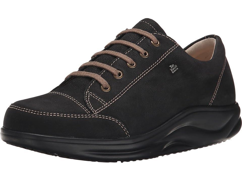 Finn Comfort Ikebukuro - 2911 (Black Rodeobuk) Women's Lace up casual Shoes Product Image