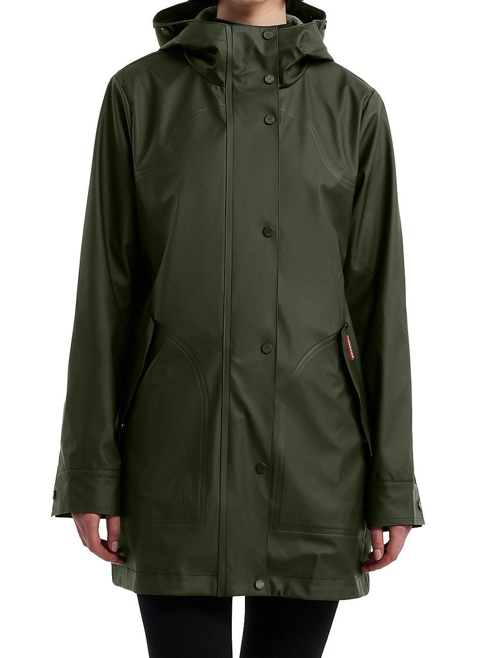 Womens Acacia Rubberized Hooded Rain Jacket Product Image