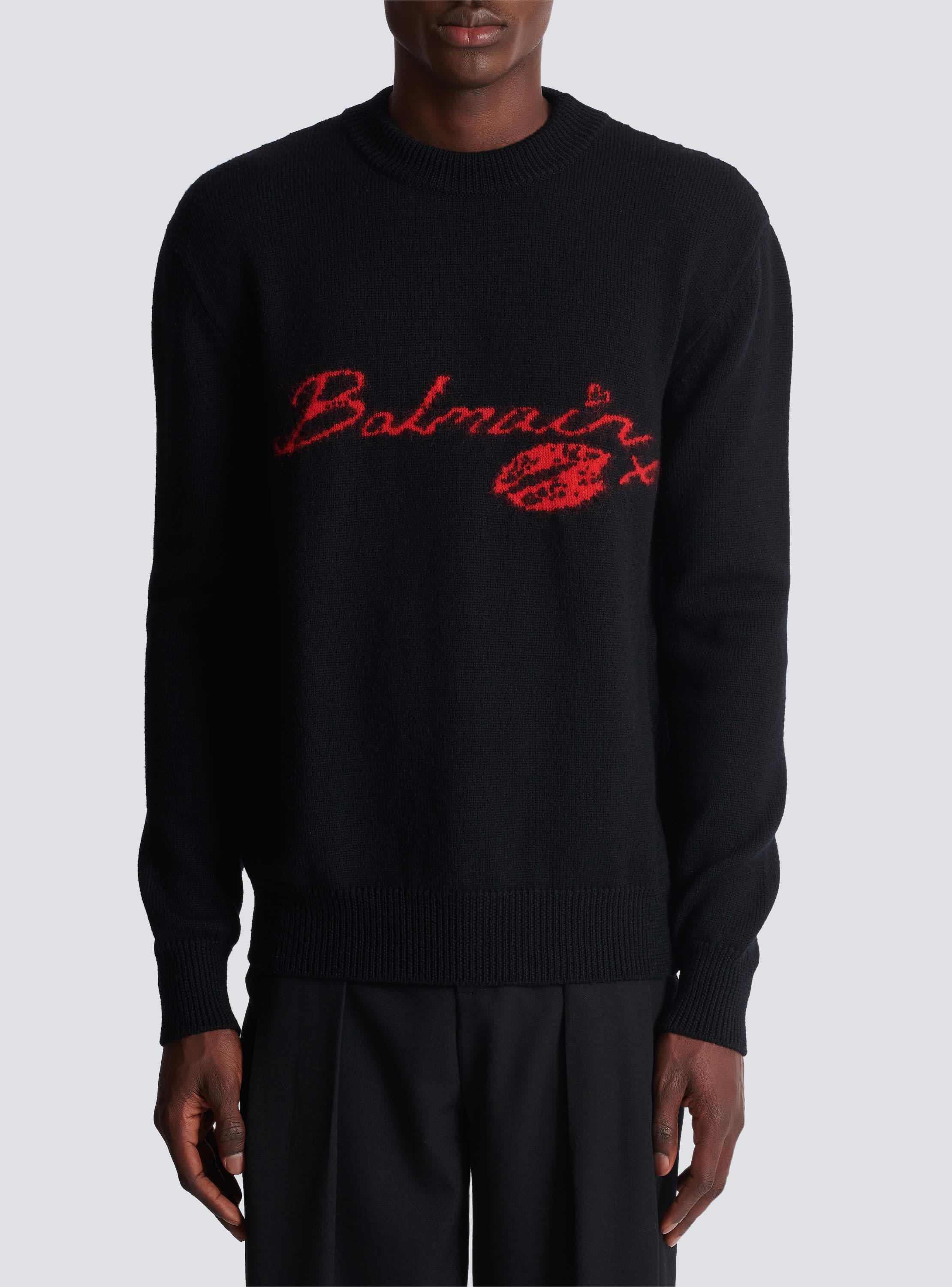 Wool Balmain Kiss jumper Product Image