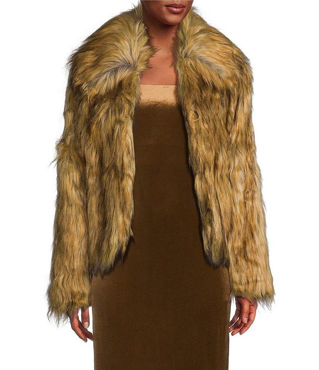 GB Oversized Faux Fur Jacket Product Image