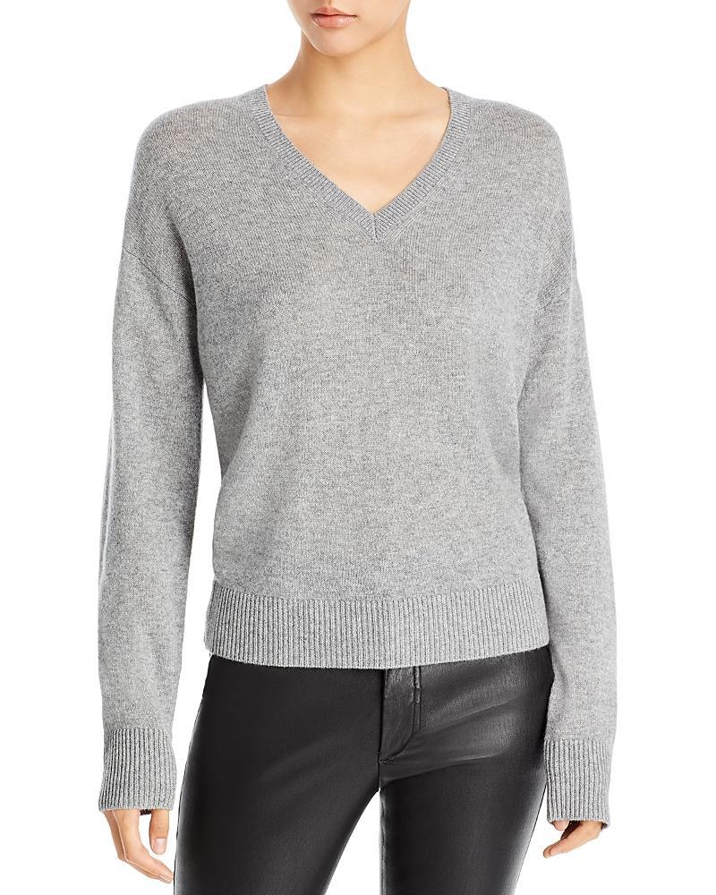 Womens Easy V-Neck Cashmere Sweater Product Image