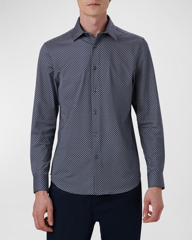 Bugatchi James OoohCotton Dot Print Button-Up Shirt Product Image