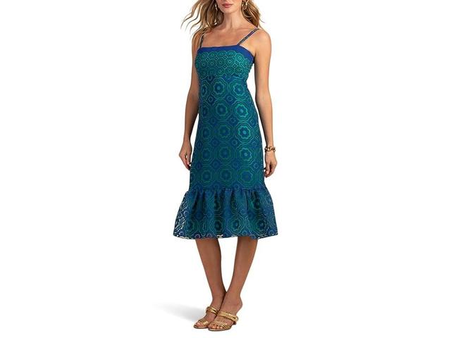 Womens Aziza Printed Midi Dress Product Image