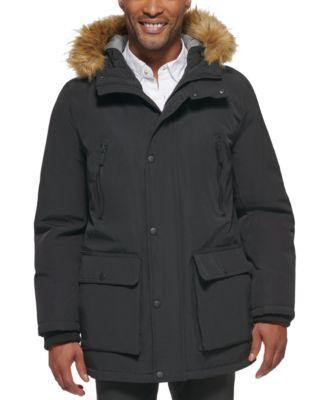 Club Room Mens Parka with a Faux Fur-Hood Jacket, Created for Macys Product Image