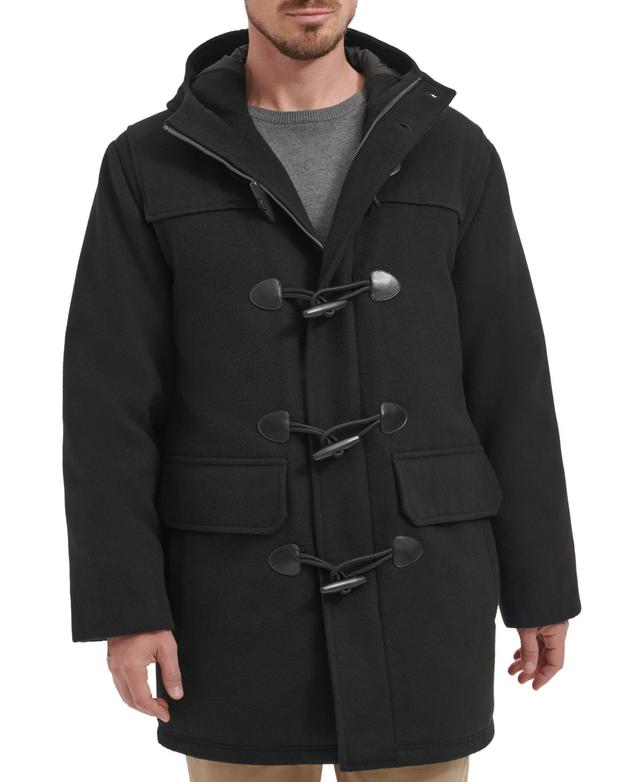 Mens Tommy Hilfiger Wool Blend Duffle Coat Product Image