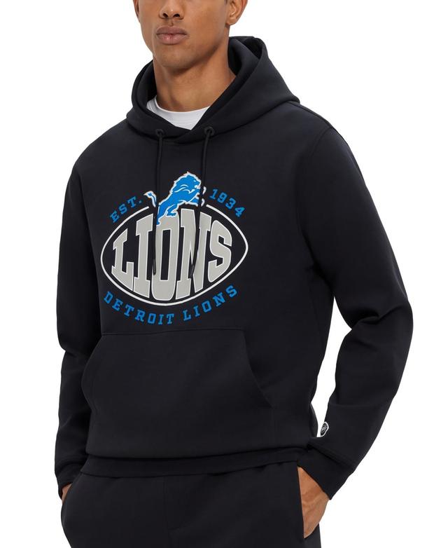 Boss by Hugo Boss Mens Boss x Nfl Detroit Lions Hoodie Product Image