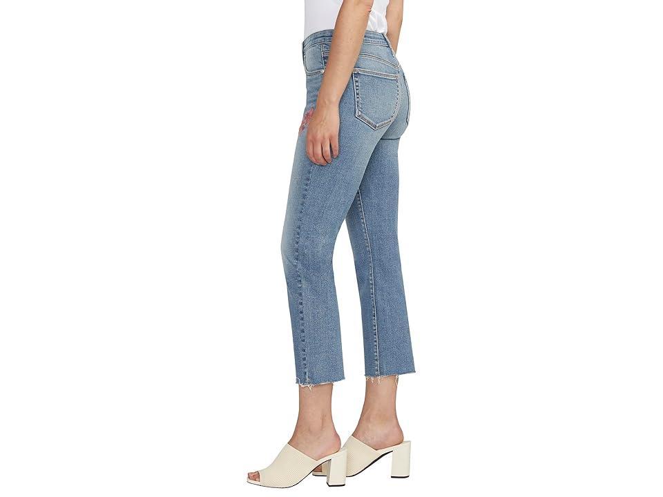 JAG Ruby Raw Hem Mid Rise Crop Straight Leg Jeans Product Image