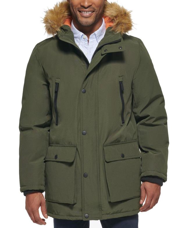 Club Room Mens Parka with a Faux Fur-Hood Jacket, Created for Macys Product Image