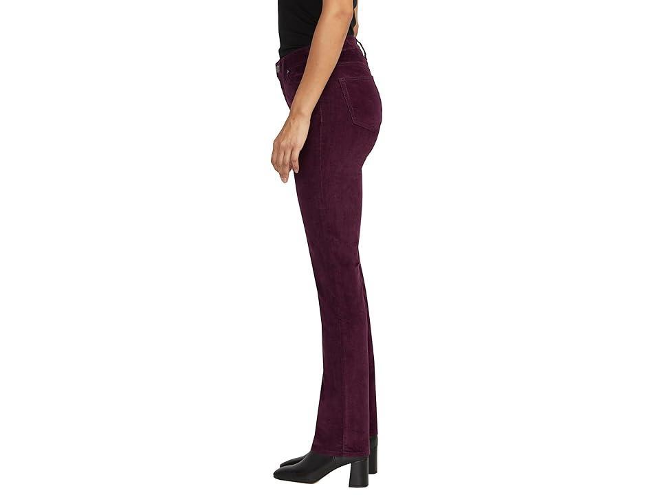 Jag Jeans Ruby Mid-Rise Straight Leg Pants (Sangria) Women's Clothing Product Image