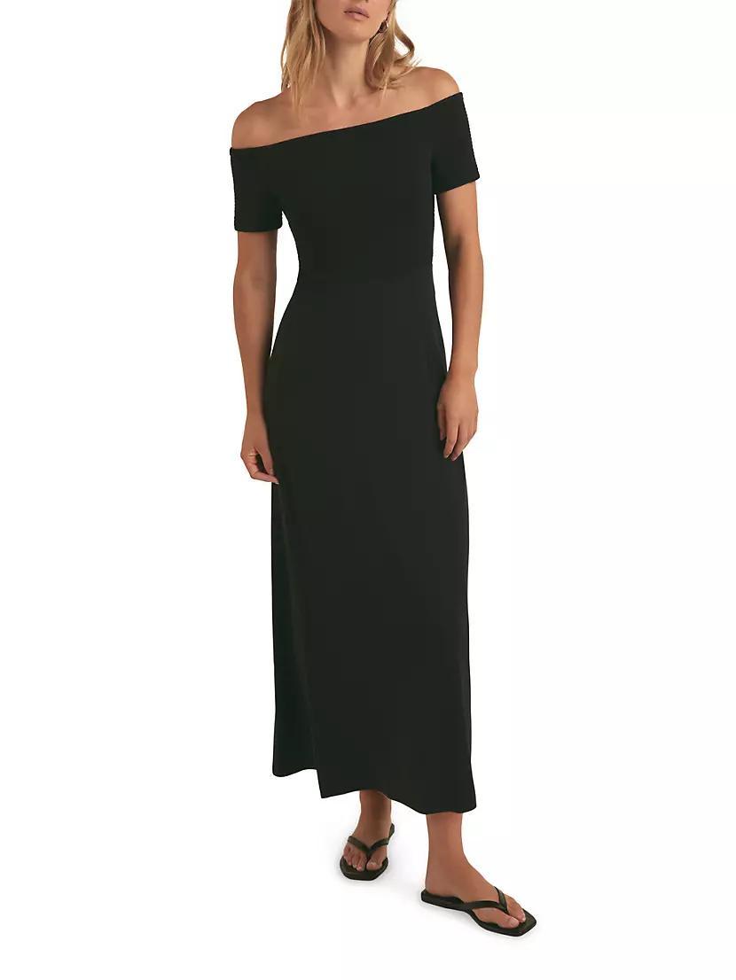 The Genevieve Off-The-Shoulder Maxi Dress Product Image