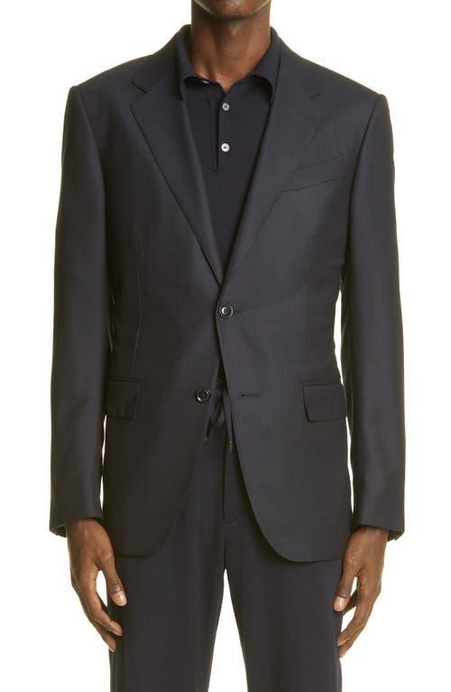 ZEGNA Regular Fit Stretch Wool & Silk Sport Coat Product Image