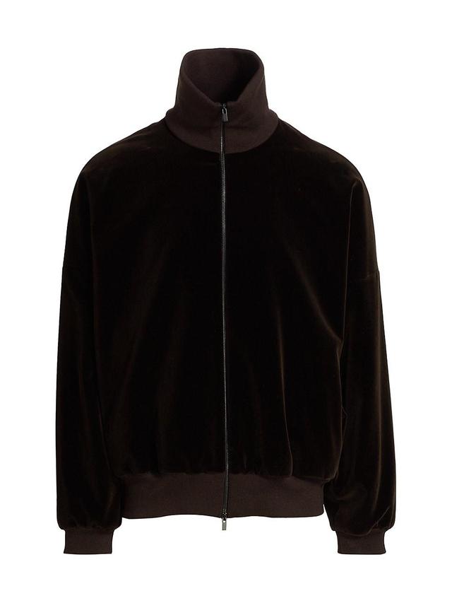 Mens Velour Track Jacket Product Image