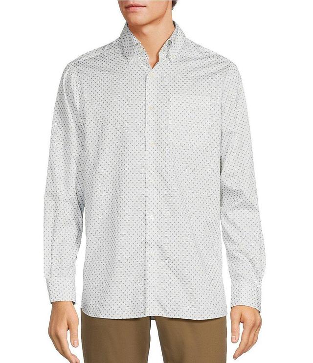 Hart Schaffner Marx The 1887 Club Collection Long Sleeve Button Down Collar Geo Print Sportshirt Product Image