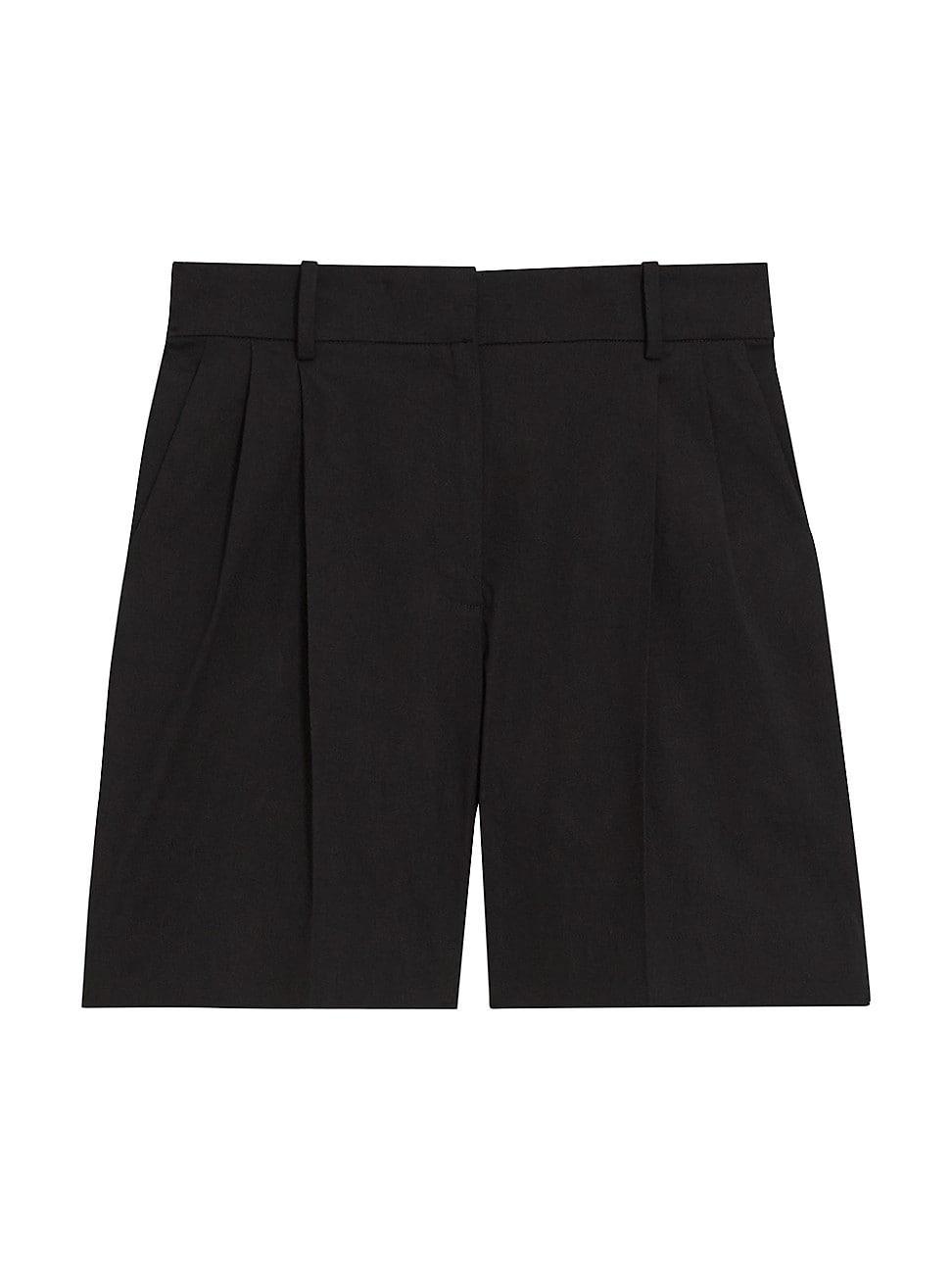 Womens Double Pleated Shorts product image