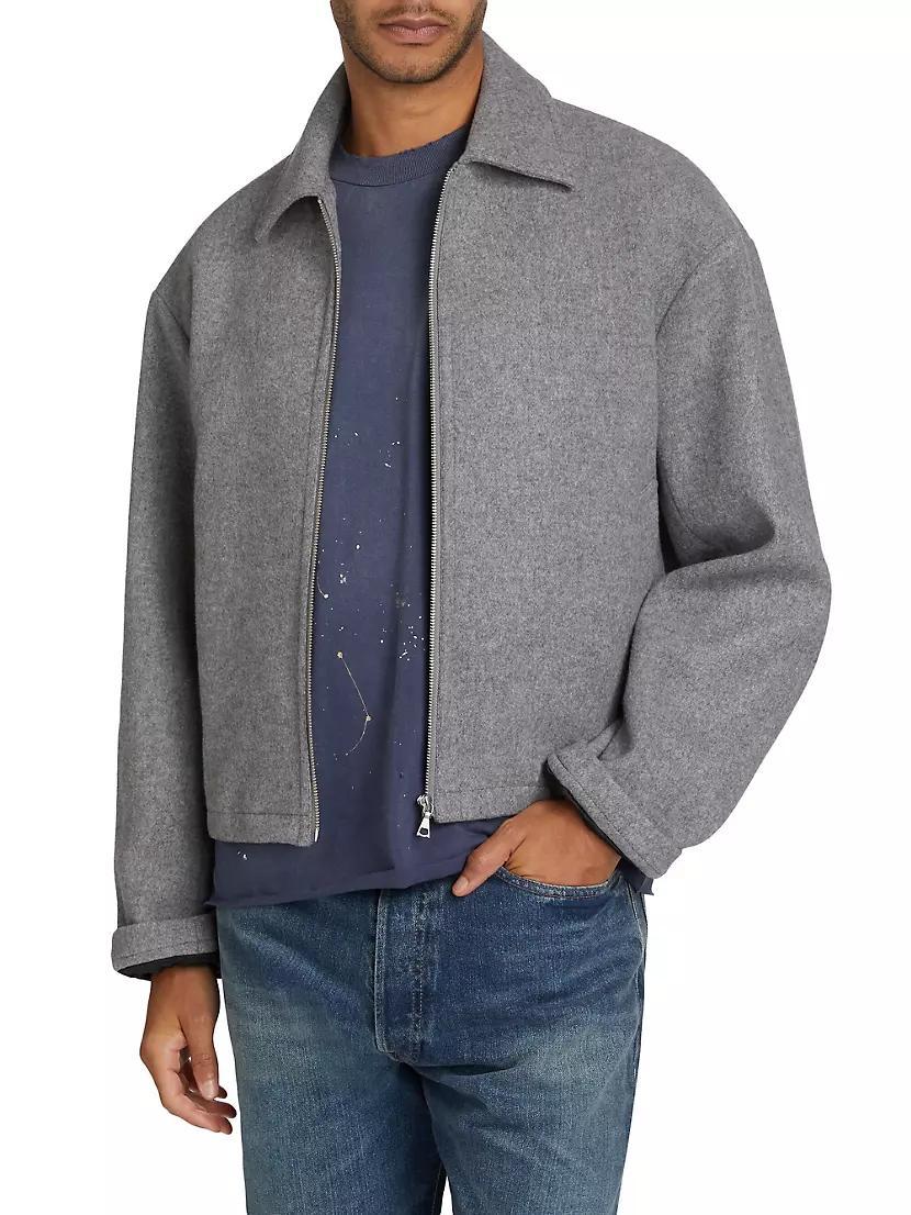 Lexington Brushed Wool Full-Zip Jacket Product Image