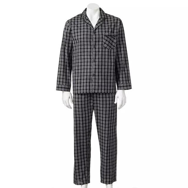 Mens Hanes Classics Pajama Set Blue Product Image