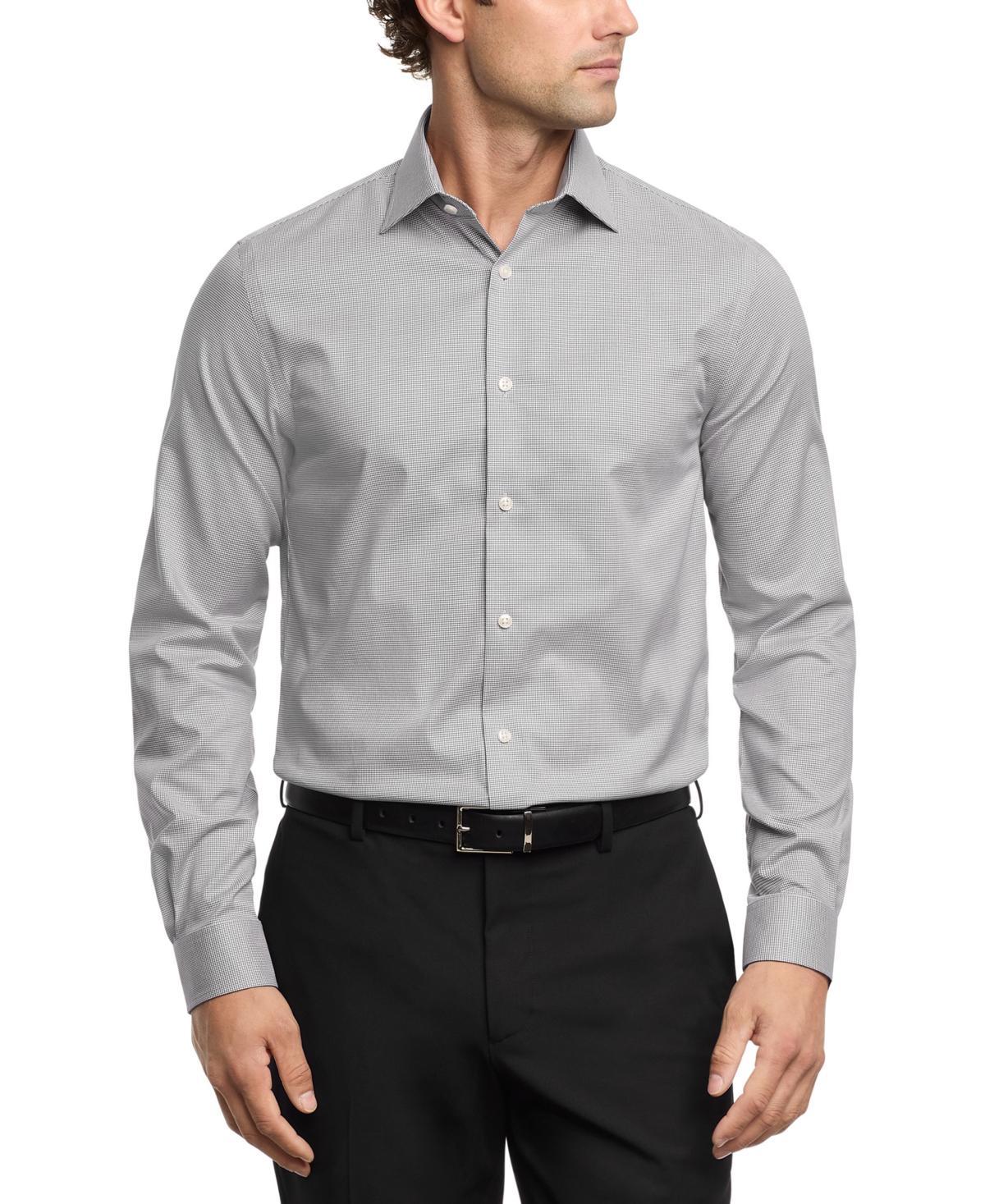 Michael Kors Mens Regular Fit Comfort Stretch Ultra Wrinkle-Resistant Solid Dress Shirt Product Image