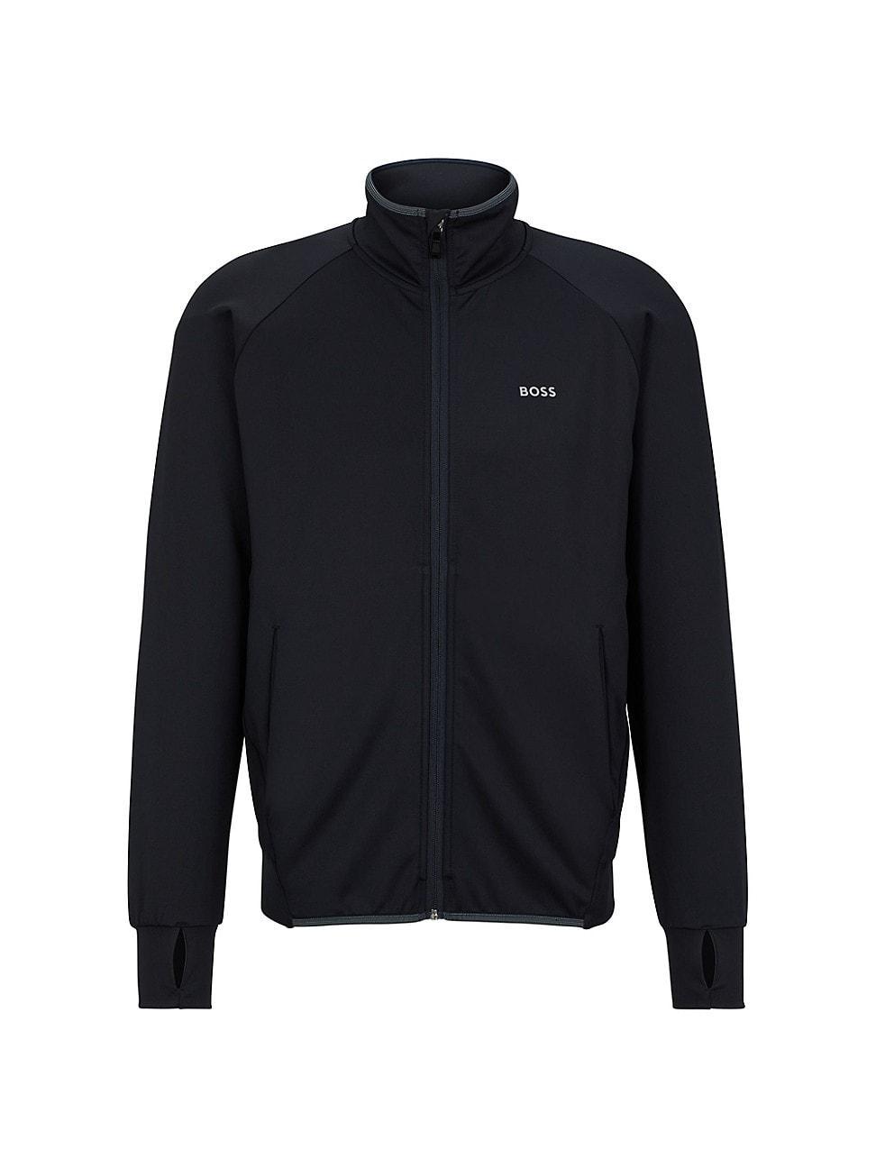 Mens Zip-Up Sweatshirt In Active-Stretch Fabric Product Image