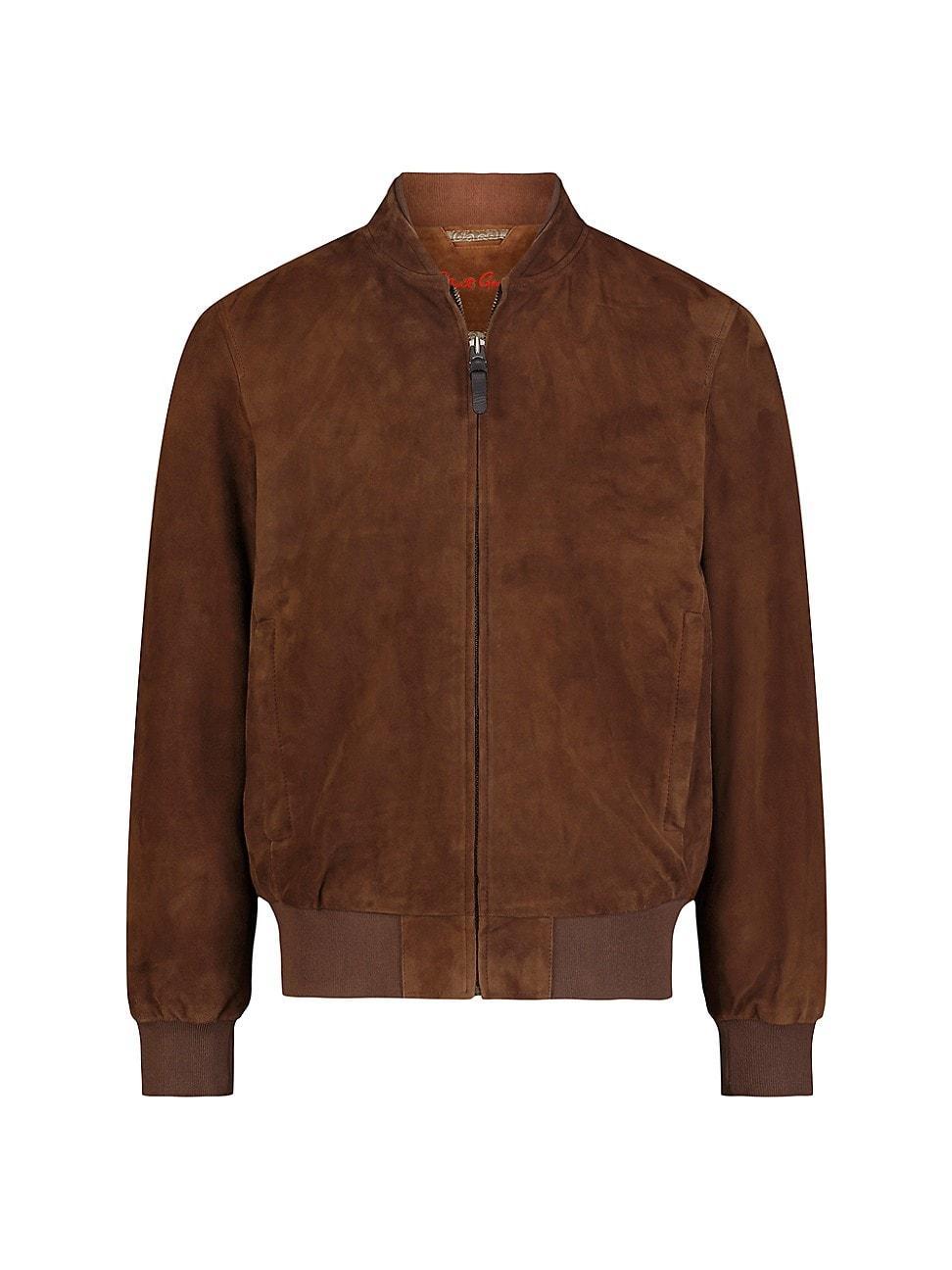 Mens Tylen Suede Bomber Jacket Product Image