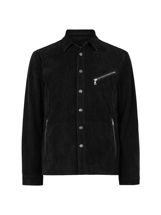 John Varvatos Suede Shirt Jacket Product Image