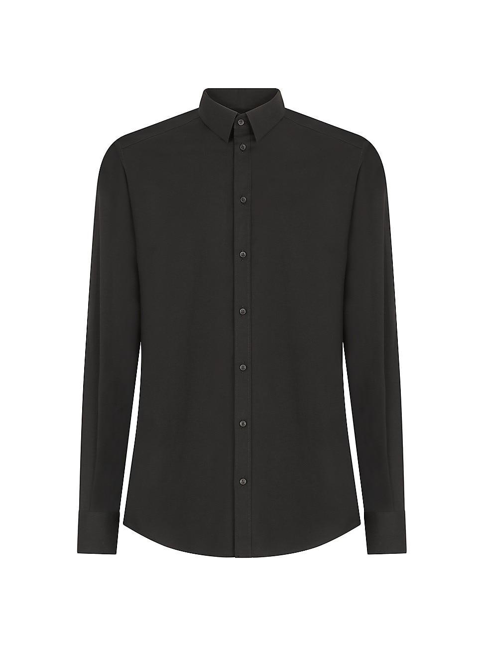 Mens Solid Dress Shirt Product Image