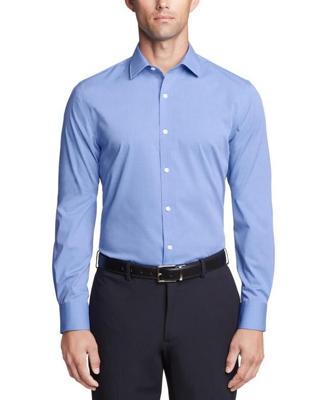 Tommy Hilfiger Mens Th Flex Essentials Wrinkle-Resistant Stretch Dress Shirt Product Image