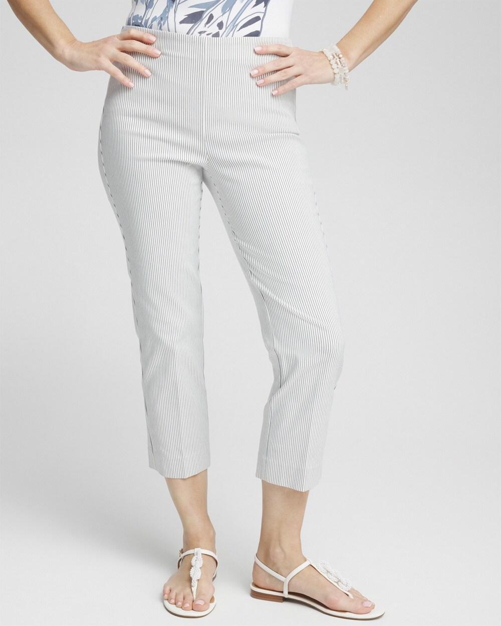 Women's Juliet Stripe Straight Cropped Pants product image