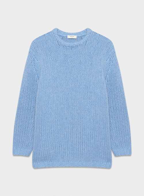 cashmere oversized crew sweater Product Image