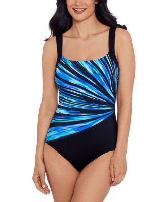 Women's Bust Illusion One-Piece Swimsuit, Created for Macy's Product Image