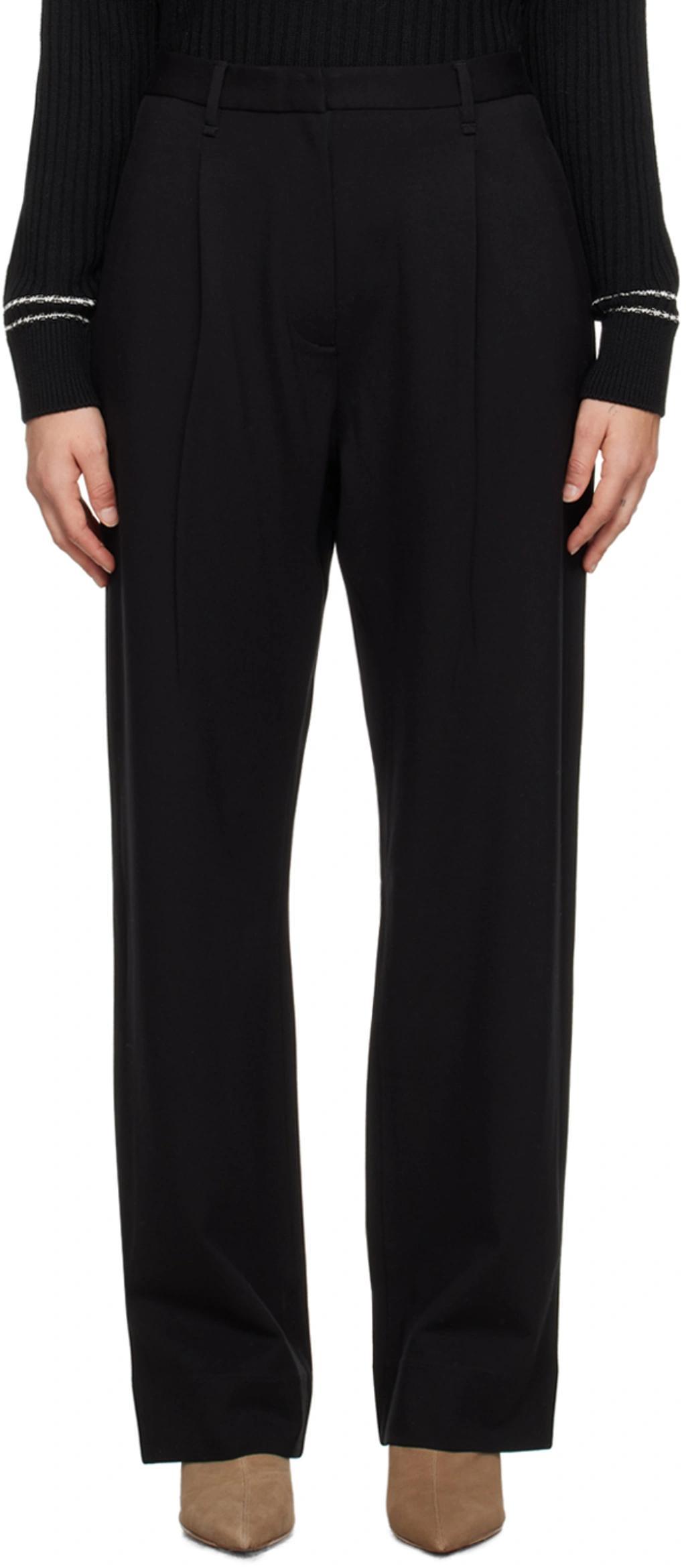 RAG & BONE Clover Wool Trousers In Black Product Image