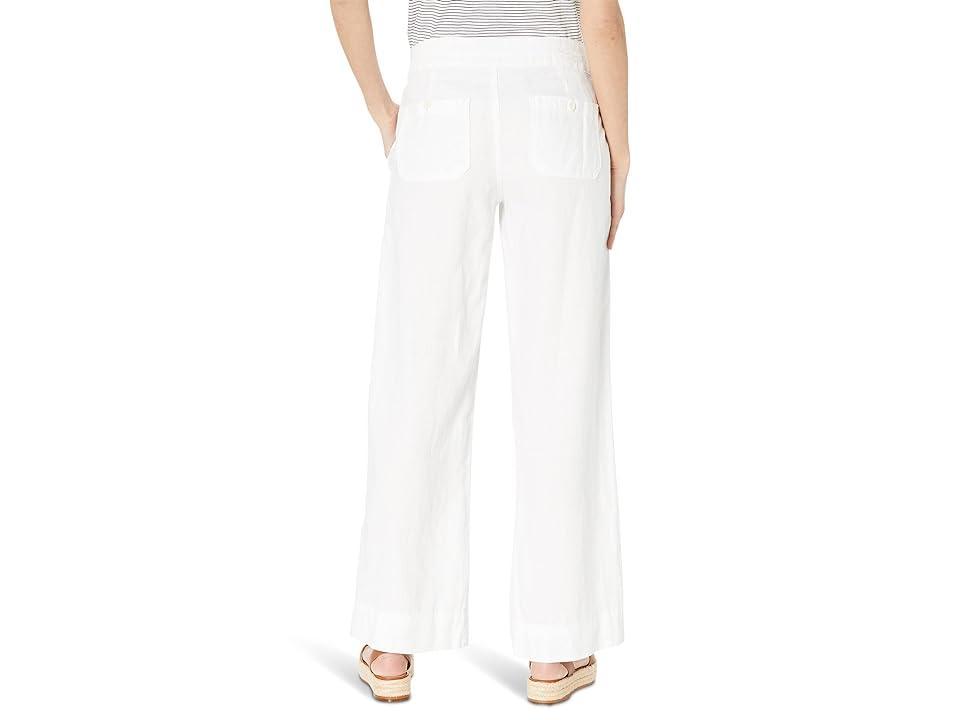 LAUREN Ralph Lauren Petite Linen Wide-Leg Pant Women's Casual Pants Product Image