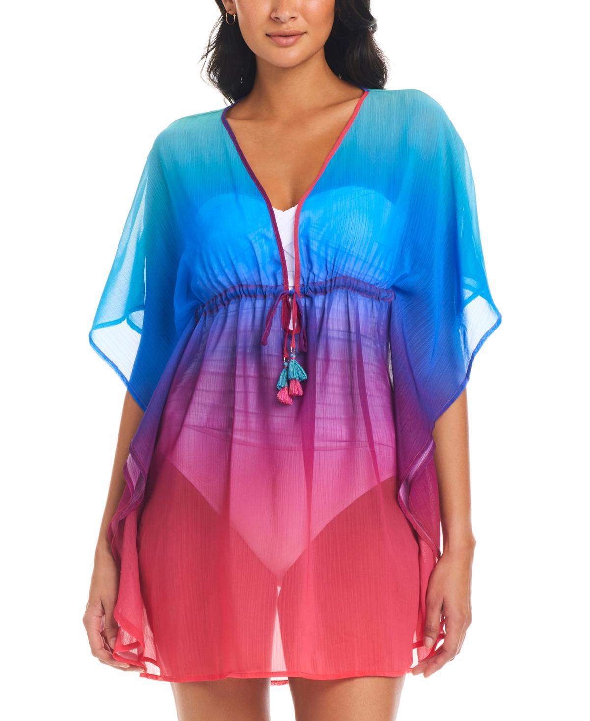 Rod Beattie Heat of the Moment Chiffon Cover-Up Caftan Product Image