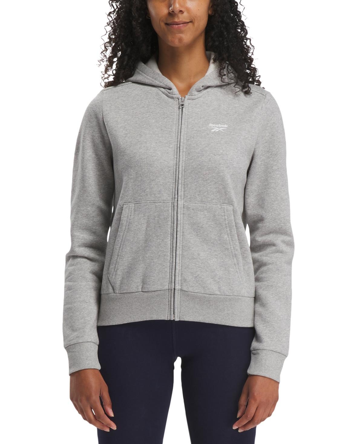 Reebok Womens Fleece Full-Zip Hoodie Product Image