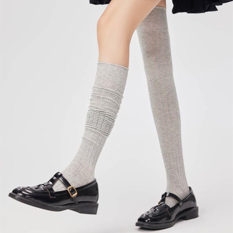 Over Knee Ribbed Socks Product Image