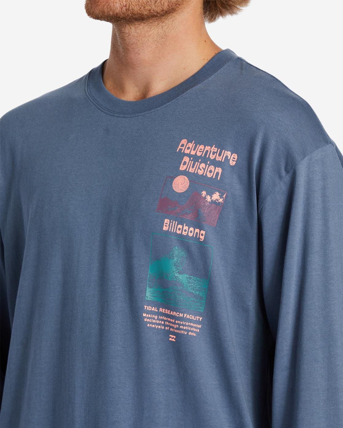 Tidal Research Long Sleeve T-Shirt - North Sea Male Product Image