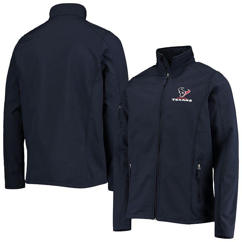 Men's Dunbrooke Navy Houston Texans Big & Tall Sonoma Softshell Full-Zip Jacket Product Image