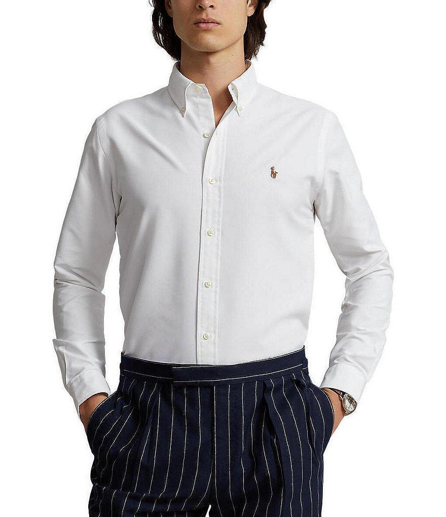 Polo Ralph Lauren Classic Fit Performance Stretch Oxford Long Sleeve Woven Shirt Product Image