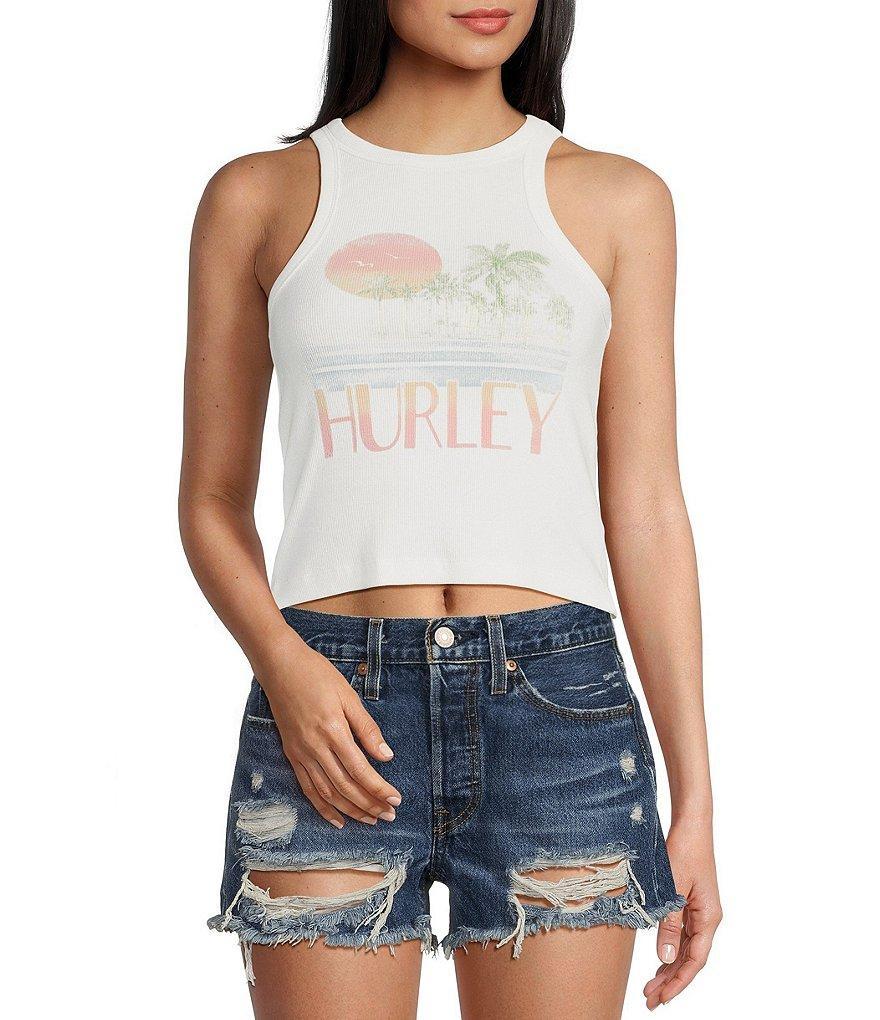 Hurley Flight To Cabo Graphic Fitted Tank Top Product Image