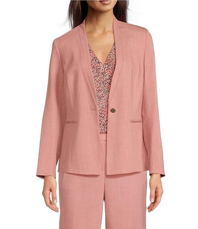 Anne Klein Twill Long Sleeve Coordinating Jacket Product Image