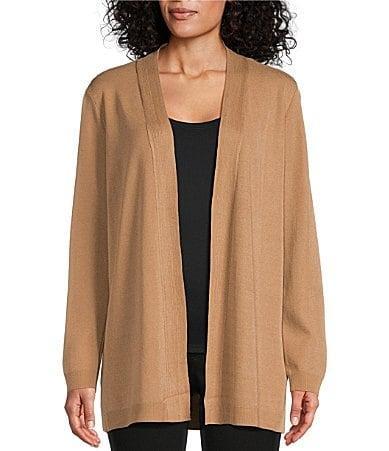 Jones New York Open Front Side Slit Icon Cardigan Product Image