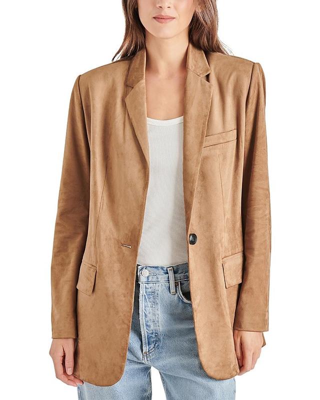 Steve Madden Imaan Faux Suede Blazer Product Image