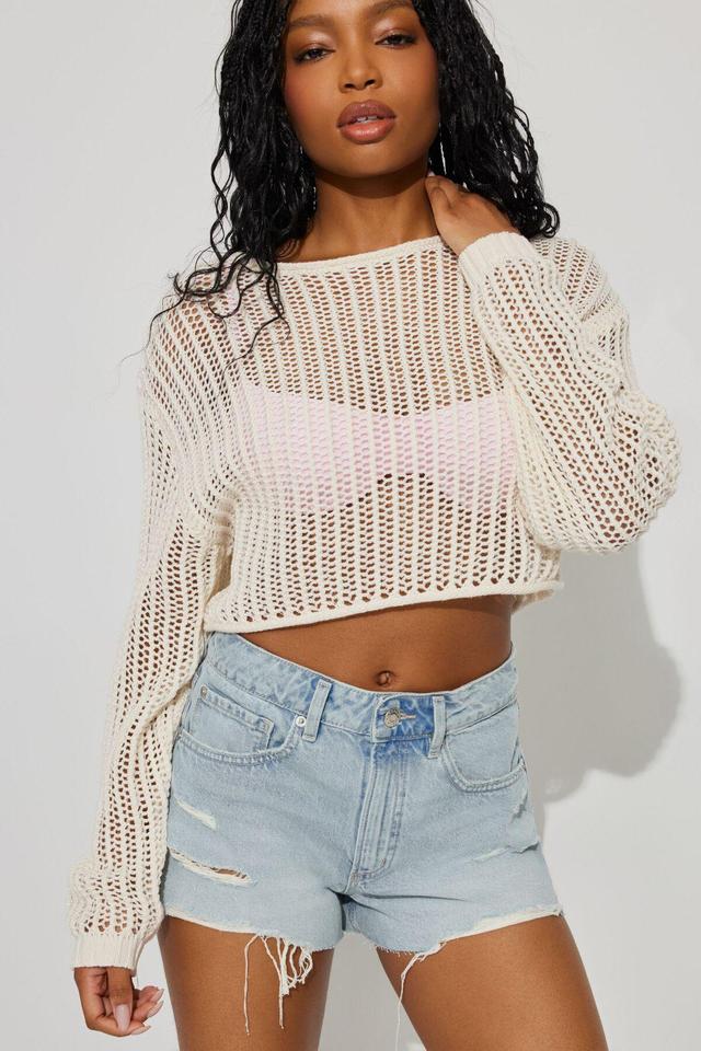 Open Knit Sweater Product Image