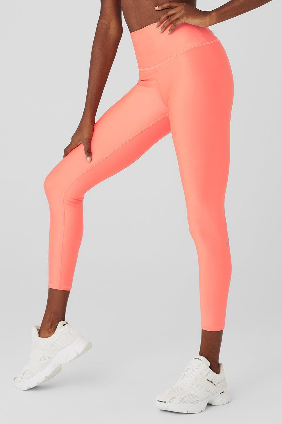 7/8 High-Waist Airlift Legging - Candy Orange Female Product Image