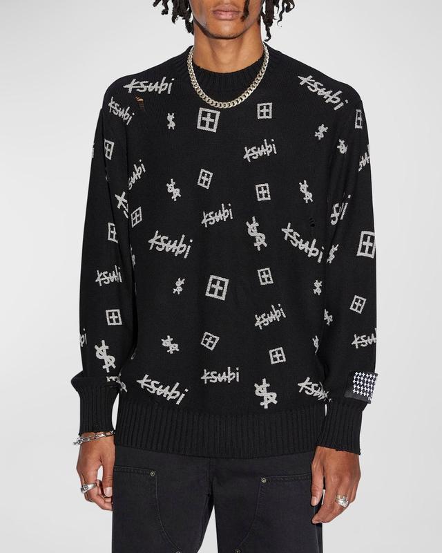 Mens Trash Box Crewneck Sweater Product Image