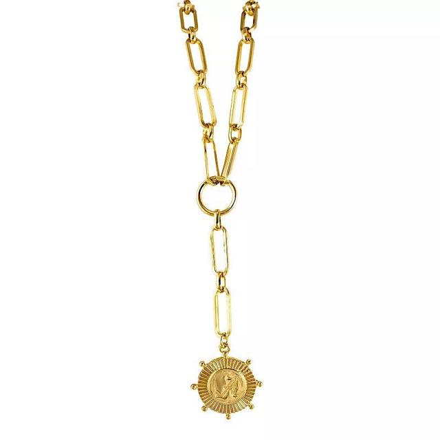 Alabama Crimson Tide Gouda Necklace, Womens, Gold Product Image