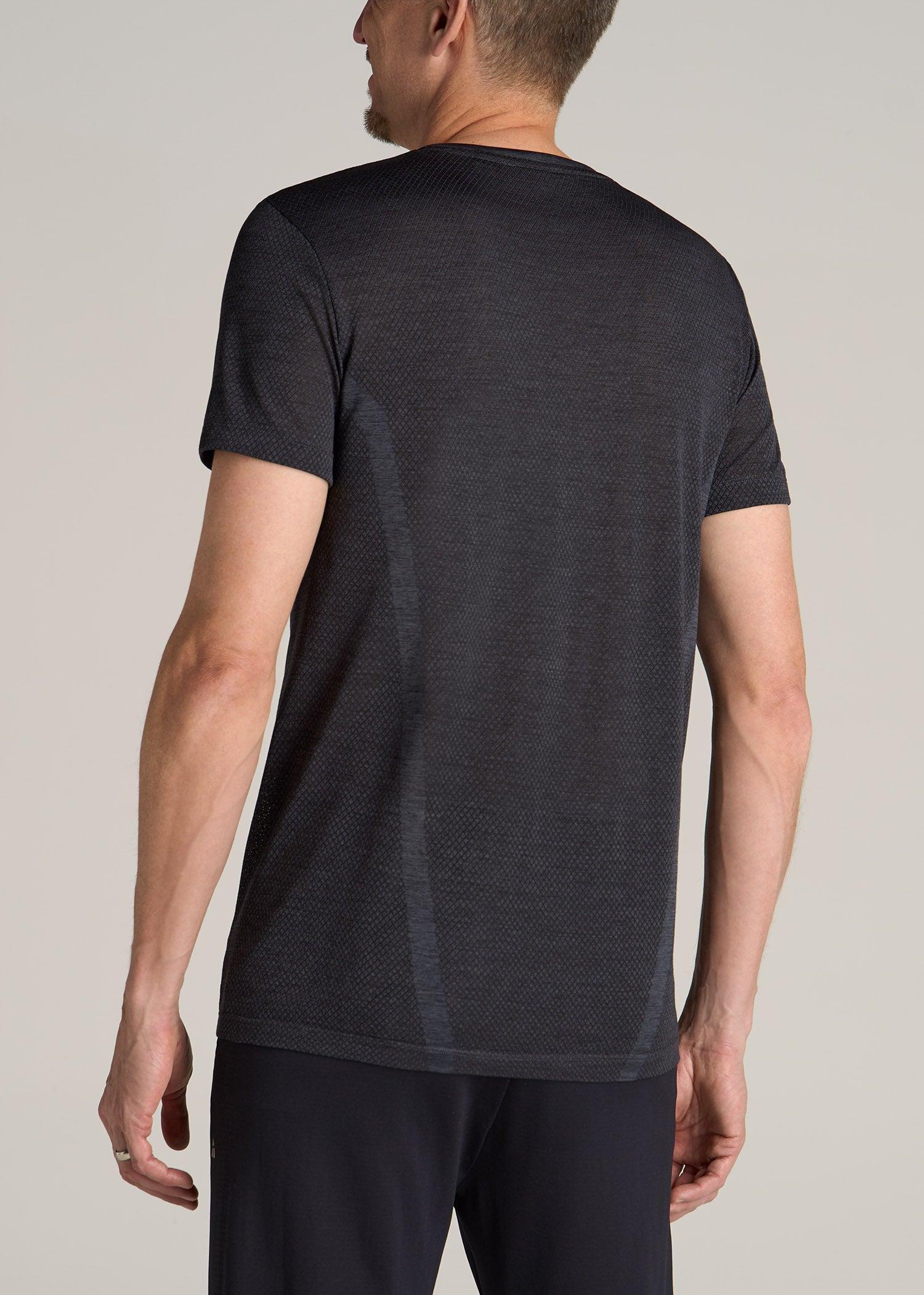 A.T. Performance MODERN-FIT Engineered Athletic Tall Tee in Charcoal Mix Product Image